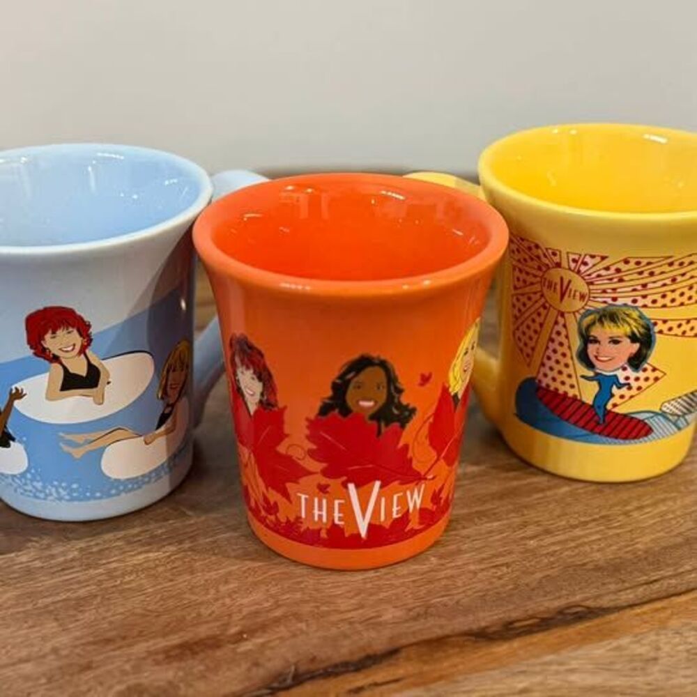 The View Collectible Mugs - Summer 2007, Fall 2009, & Summer 2010 Set